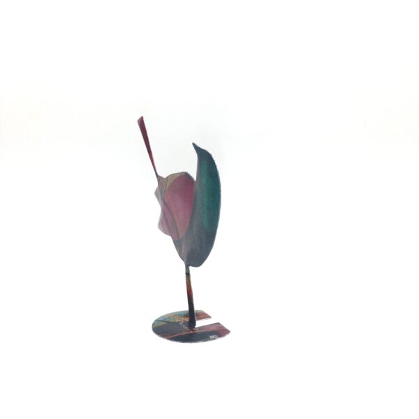 Standing Aluminum Bird red - Image 3