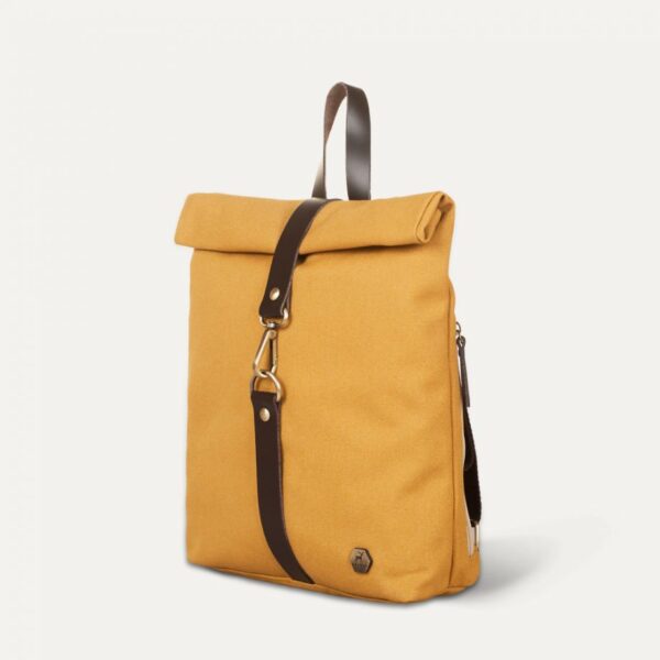 Mini Rolltop Backpack Mustard - Image 2
