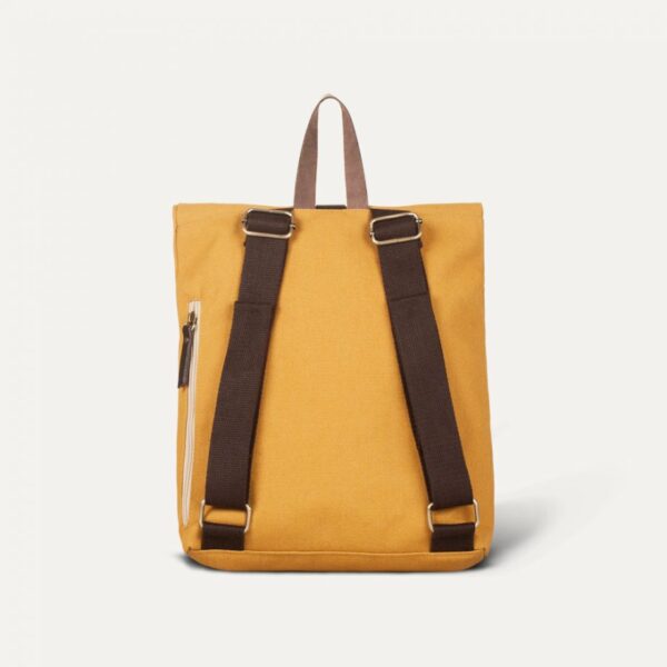 Mini Rolltop Backpack Mustard - Image 3
