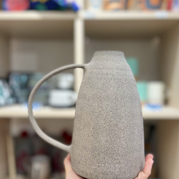 Χειροποίητο Κεραμικό Βάζο γκρί