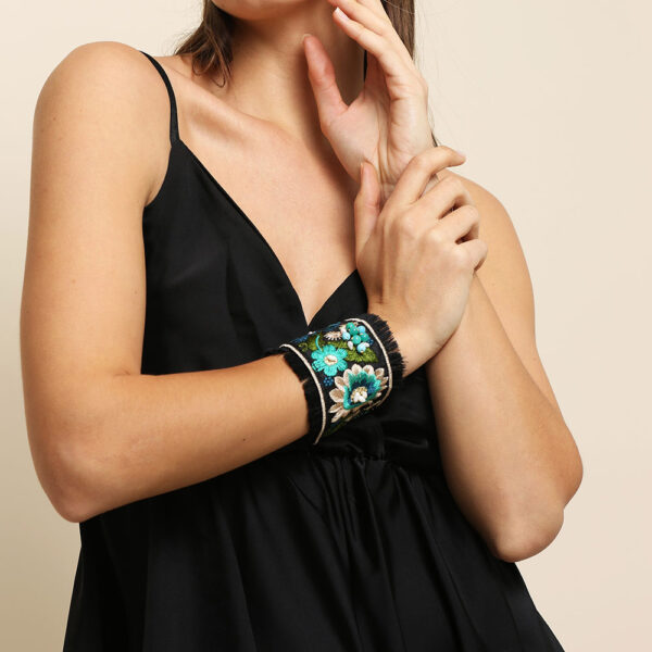 Amalia Handcrafted Bracelet - Turquoise - Image 2