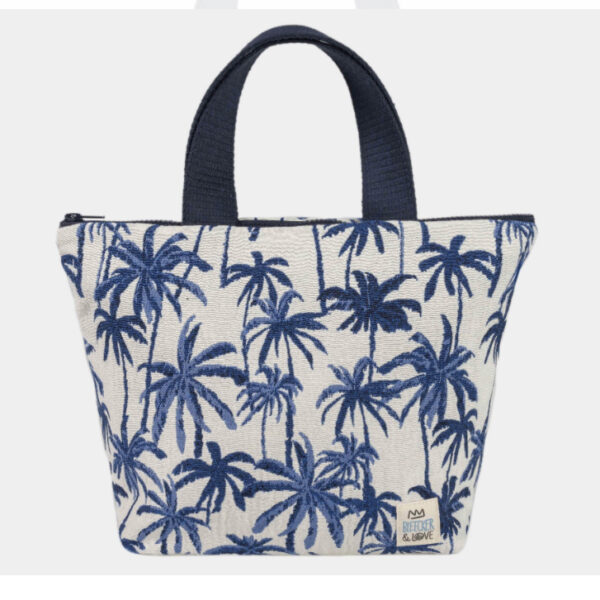 Tote bag - Palm trees blue