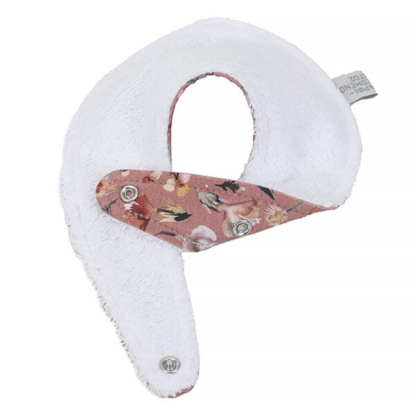 Βρεφική Σαλιάρα Μπαντάνα - Aqua Floral - Image 2