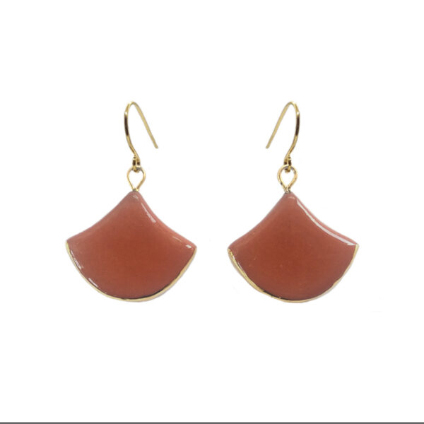 Dangle Ceramic Earrings Enyo Terracota