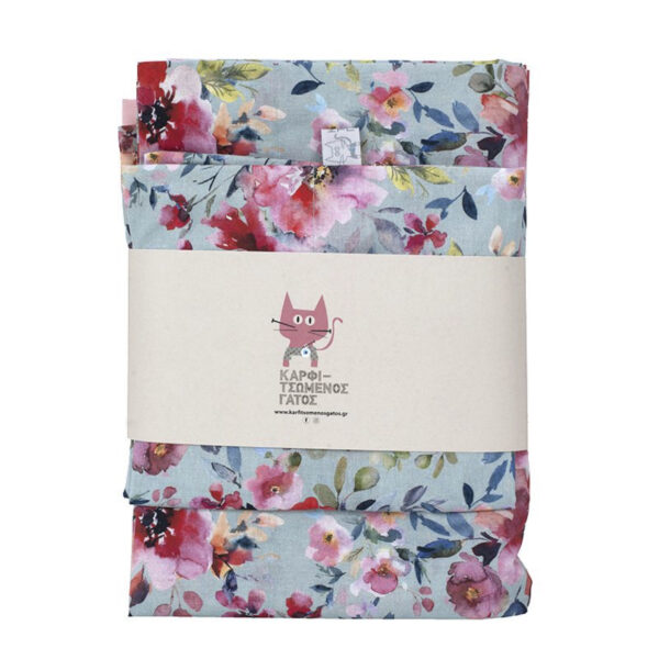 Sheets for Crib - Mint Flowers