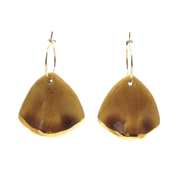 Dangle Ceramic Earrings Umi sea sponge - Image 2