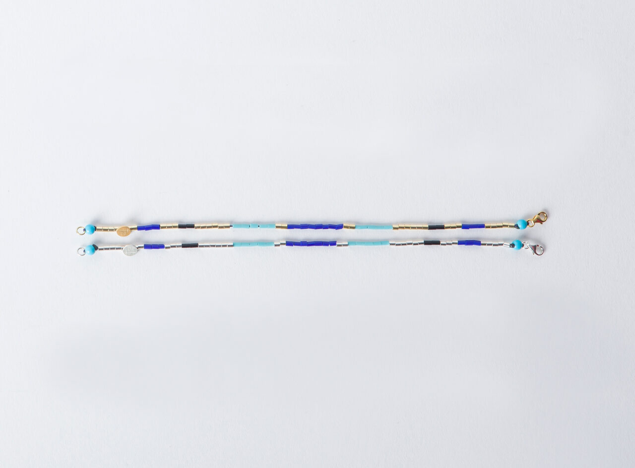 Tube Collection Bracelet Multicolor Silver