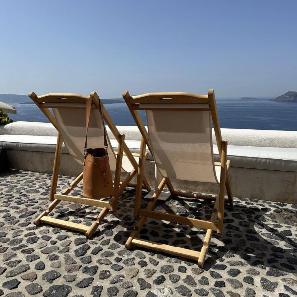 Δερμάτινη Τσάντα Πουγκί Οία vachetta φυσική - Image 5