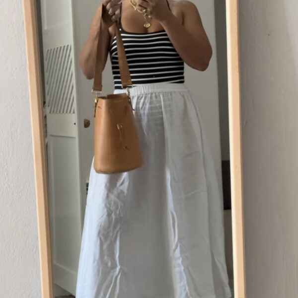 Δερμάτινη Τσάντα Πουγκί Οία vachetta φυσική - Image 3