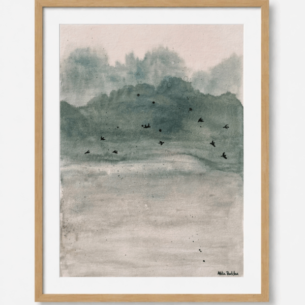 Shadows Collection - The Birds  (green)