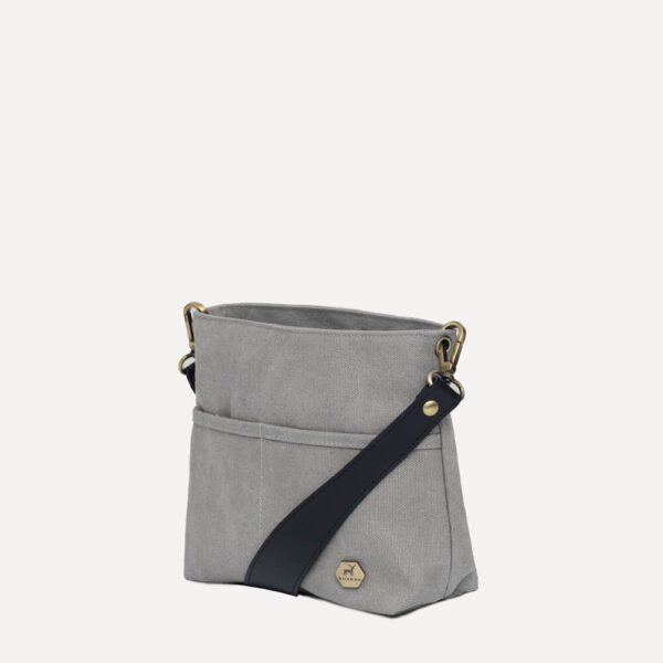 Mini Bucket Τσάντα γκρί - Image 2