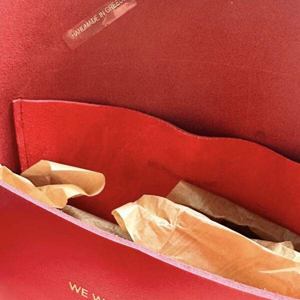 Leather Box Bag Fresh Red - Image 2
