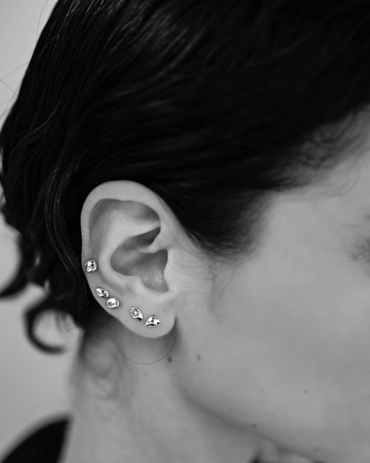 Silver Pubbles Earrings