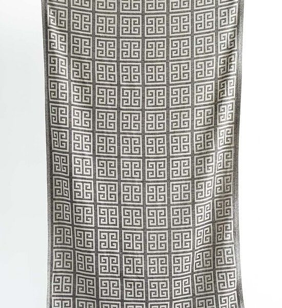 Pestemal Beach towel - Meandros black